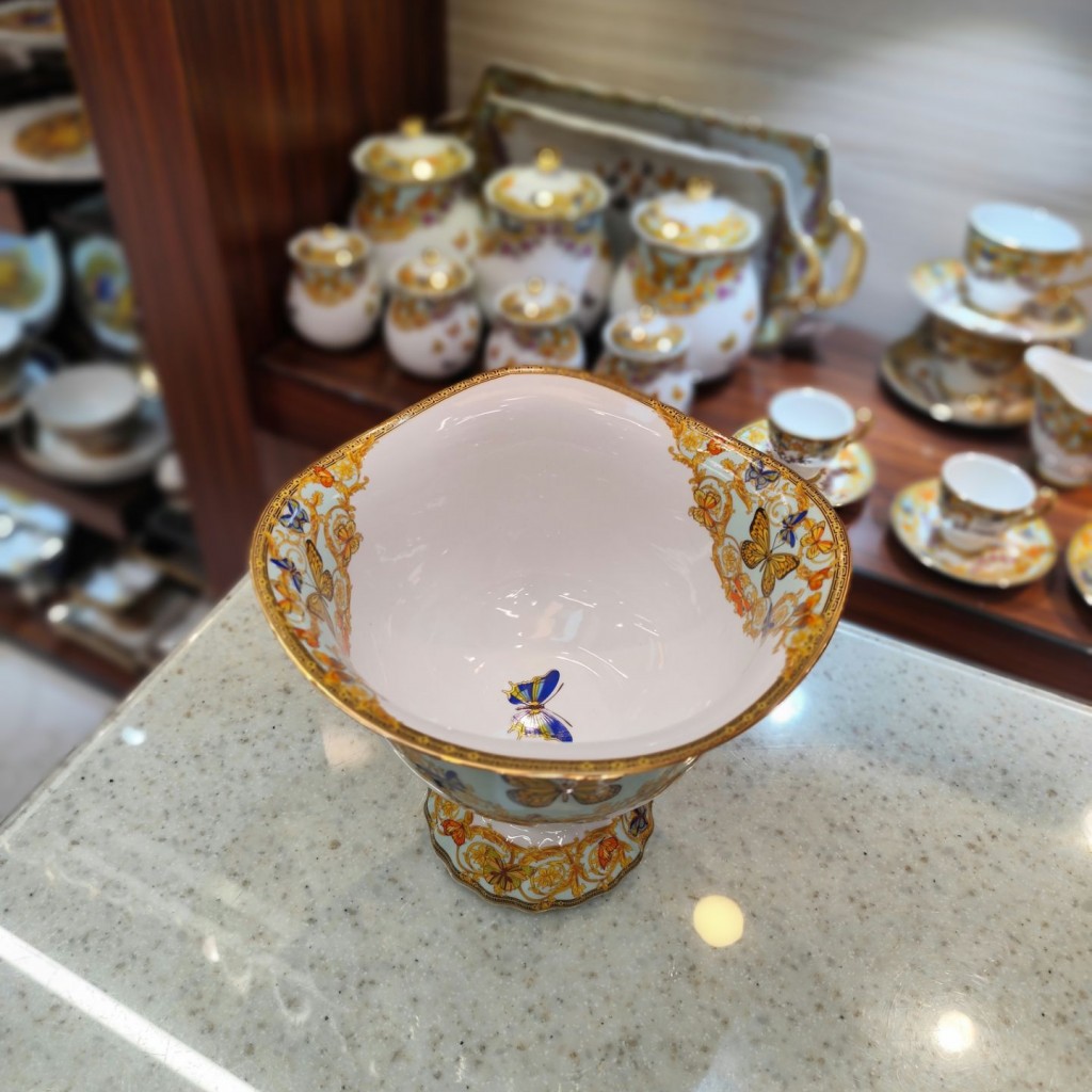 میوه خوری متوسط ویولاطرح پروانه فیروزه ای55510