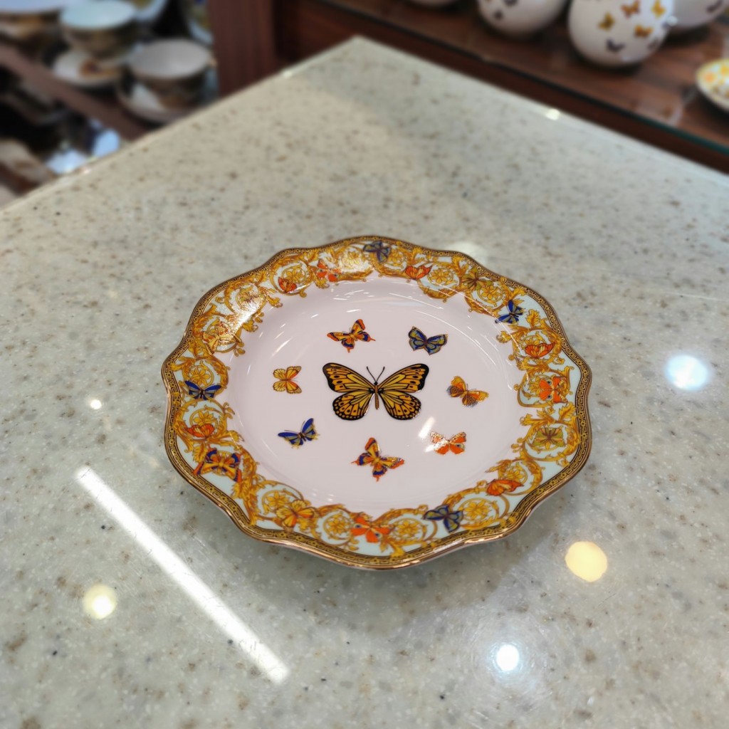 پیش دستی دالبردارطرح پروانه فیروزه ای55506