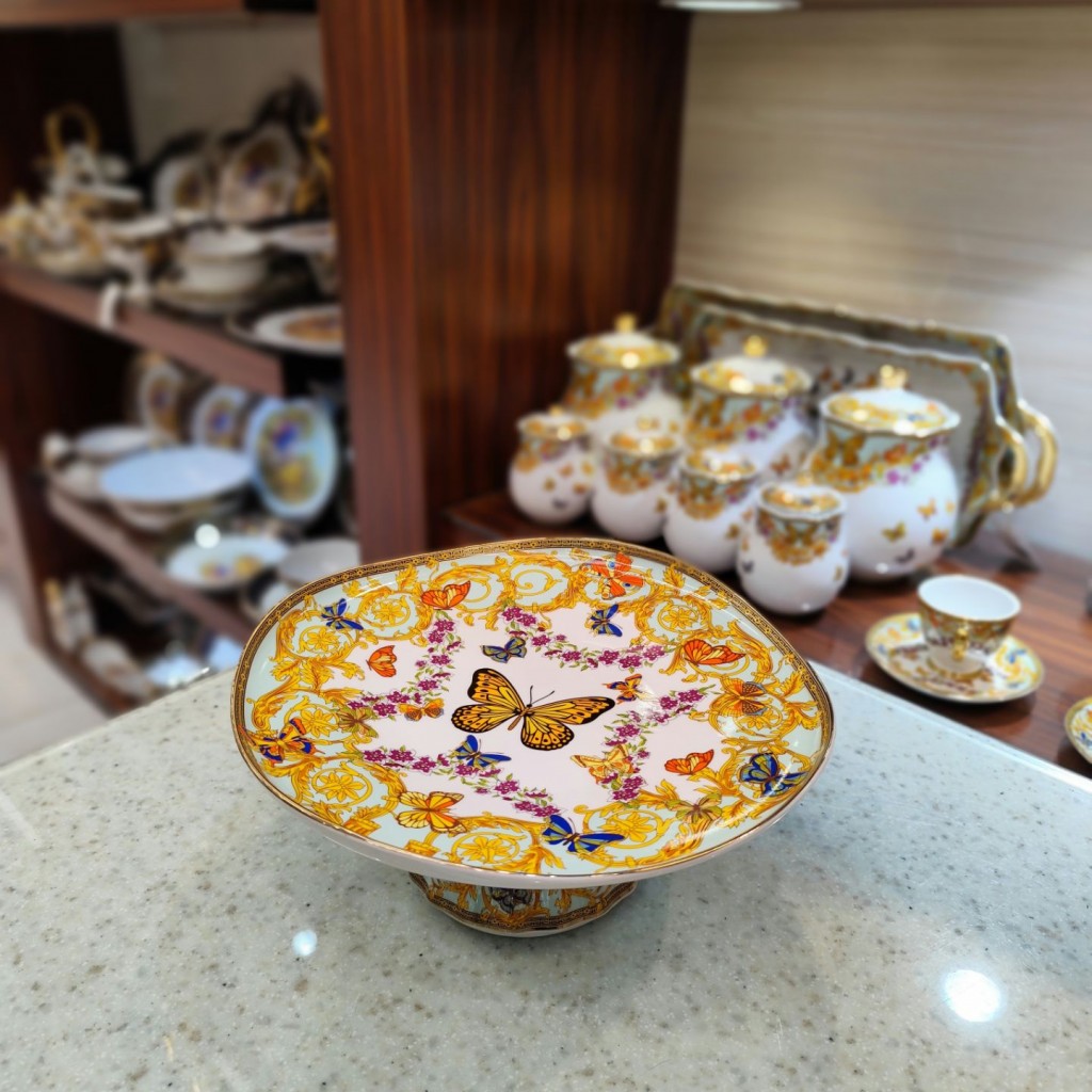 شیرینی خوری پایدارویولاطرح پروانه فیروزه ای55515