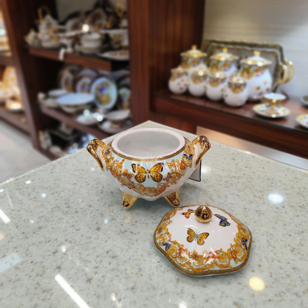 شکلات خوری گرددربدارطرح پروانه فیروزه ای55512