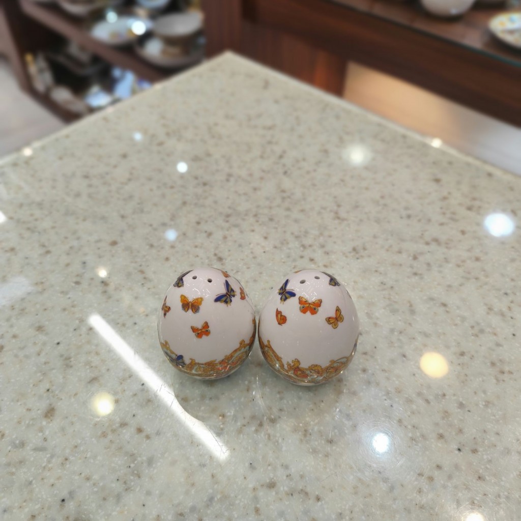 نمک پاش جفتی پروانه فیروزه ای55531