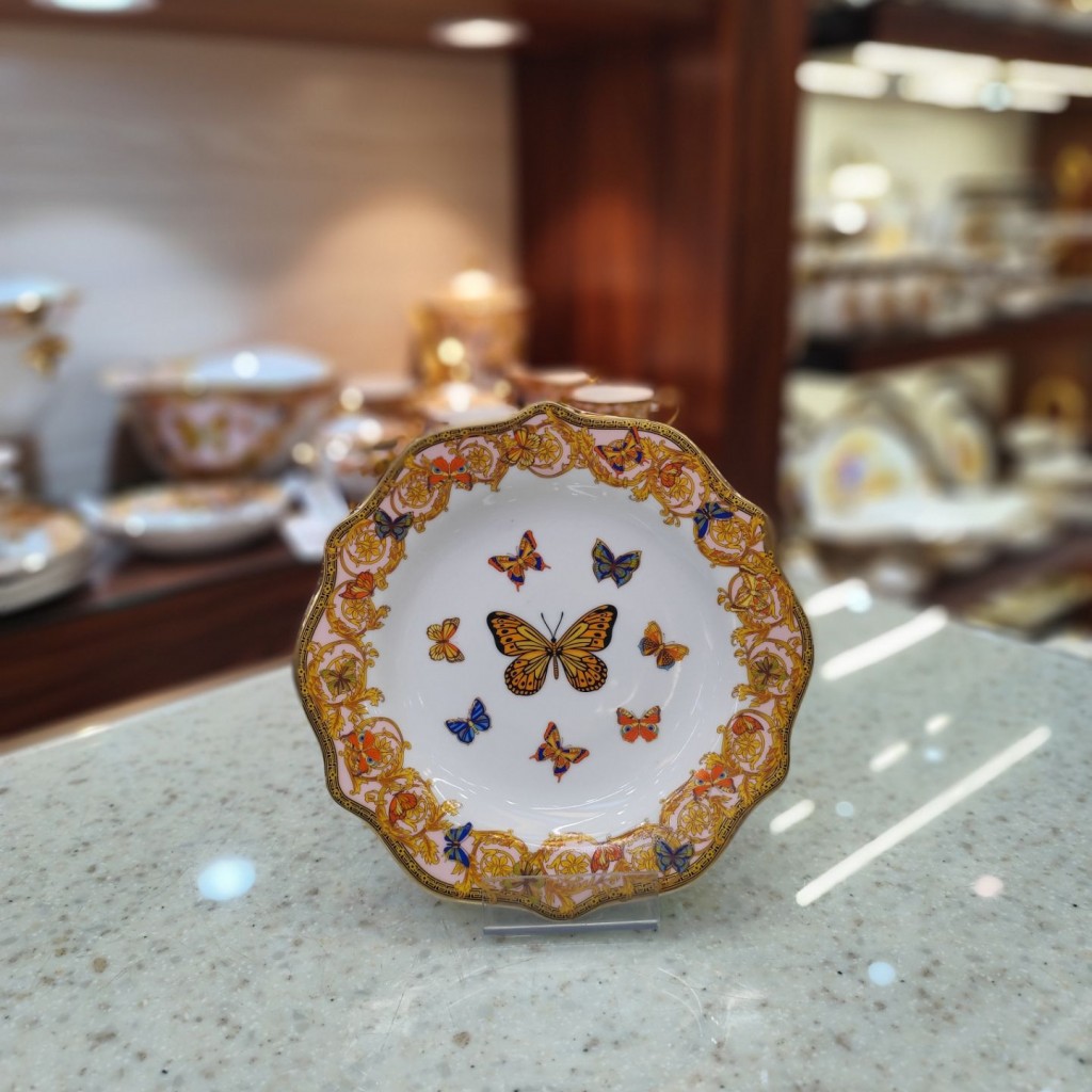 پیش دستی دالبر  دارطرح پروانه صورتی55306