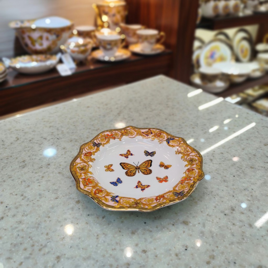 پیش دستی دالبر  دارطرح پروانه صورتی55306