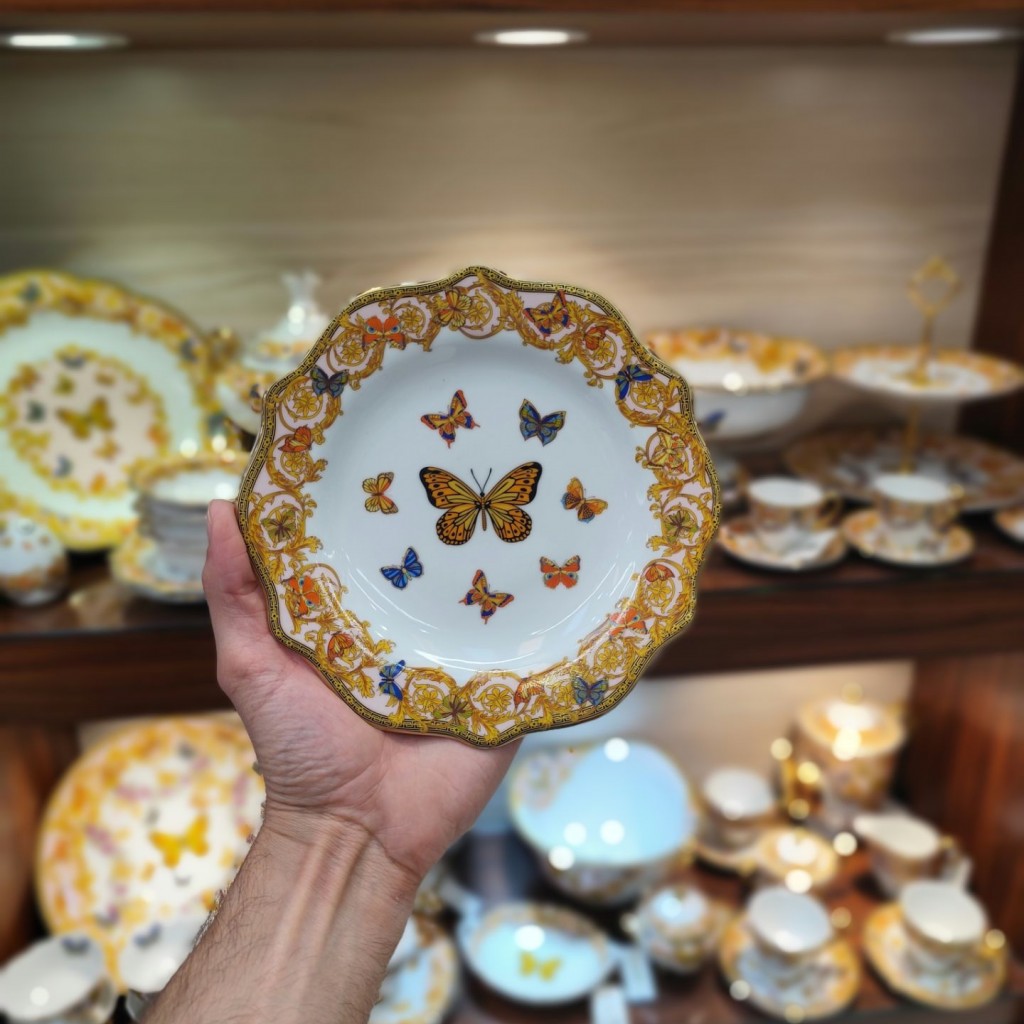 پیش دستی دالبر  دارطرح پروانه صورتی55306