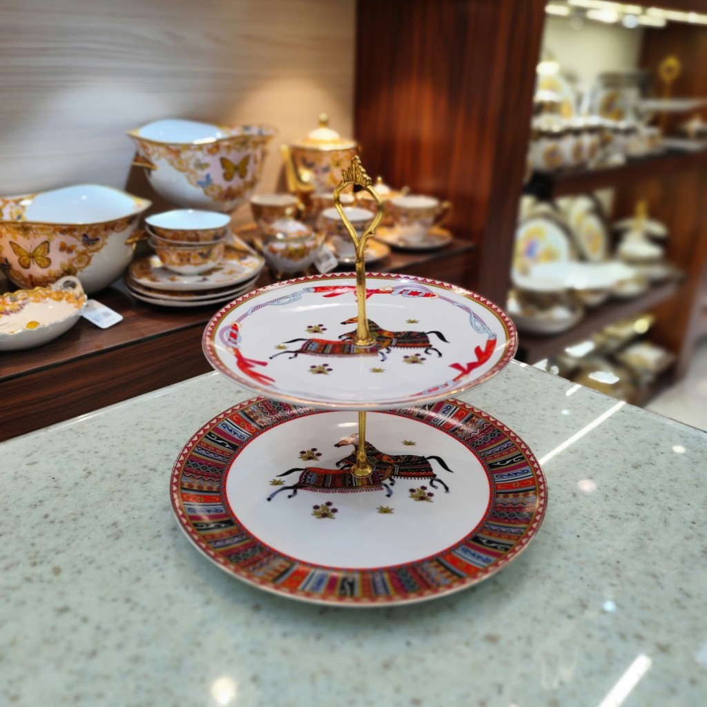 شیرینی خوری دو طبقه طرح هرمس9053