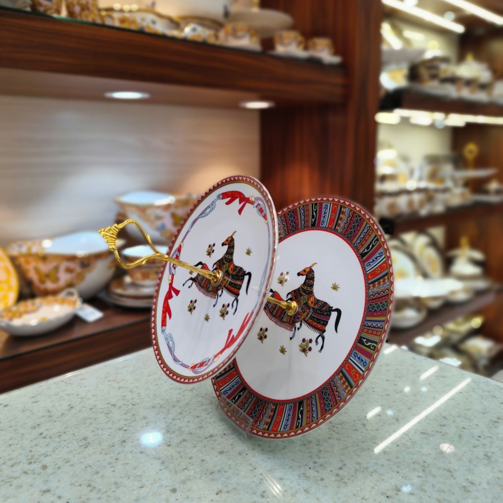 شیرینی خوری دو طبقه طرح هرمس9053