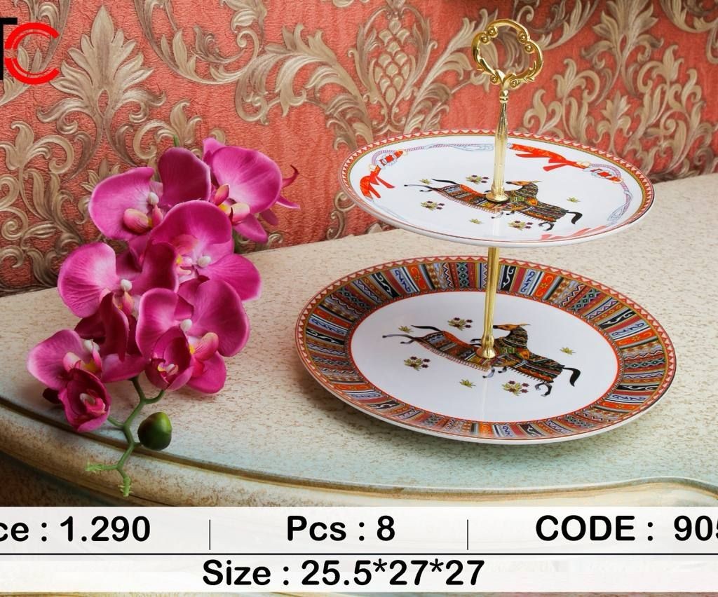 شیرینی خوری دو طبقه طرح هرمس9053