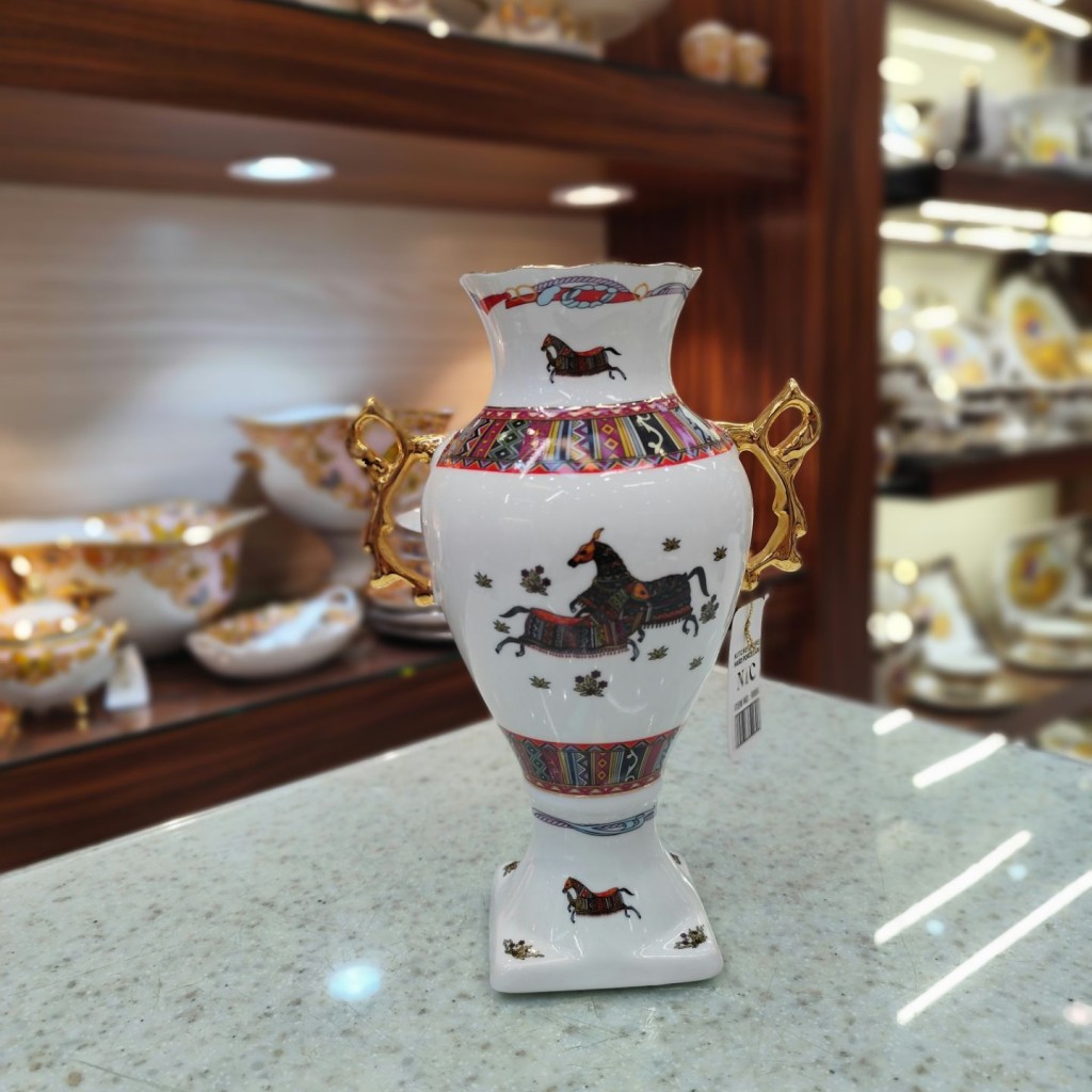 گلدان  دسته دارمتوسط طرح هرمس9004