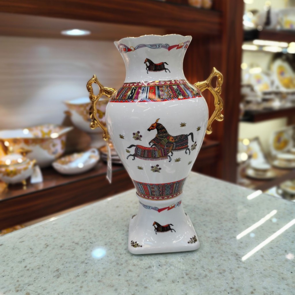 گلدان دسته دارمتوسط طرح هرمس9003