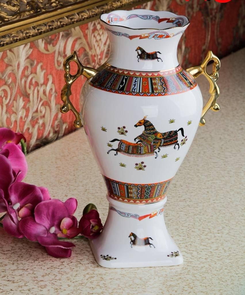 گلدان دسته دارمتوسط طرح هرمس9003