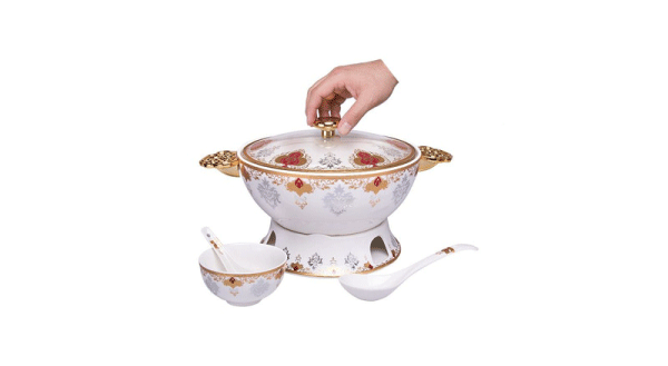 ظرف چینی سرو سوپ