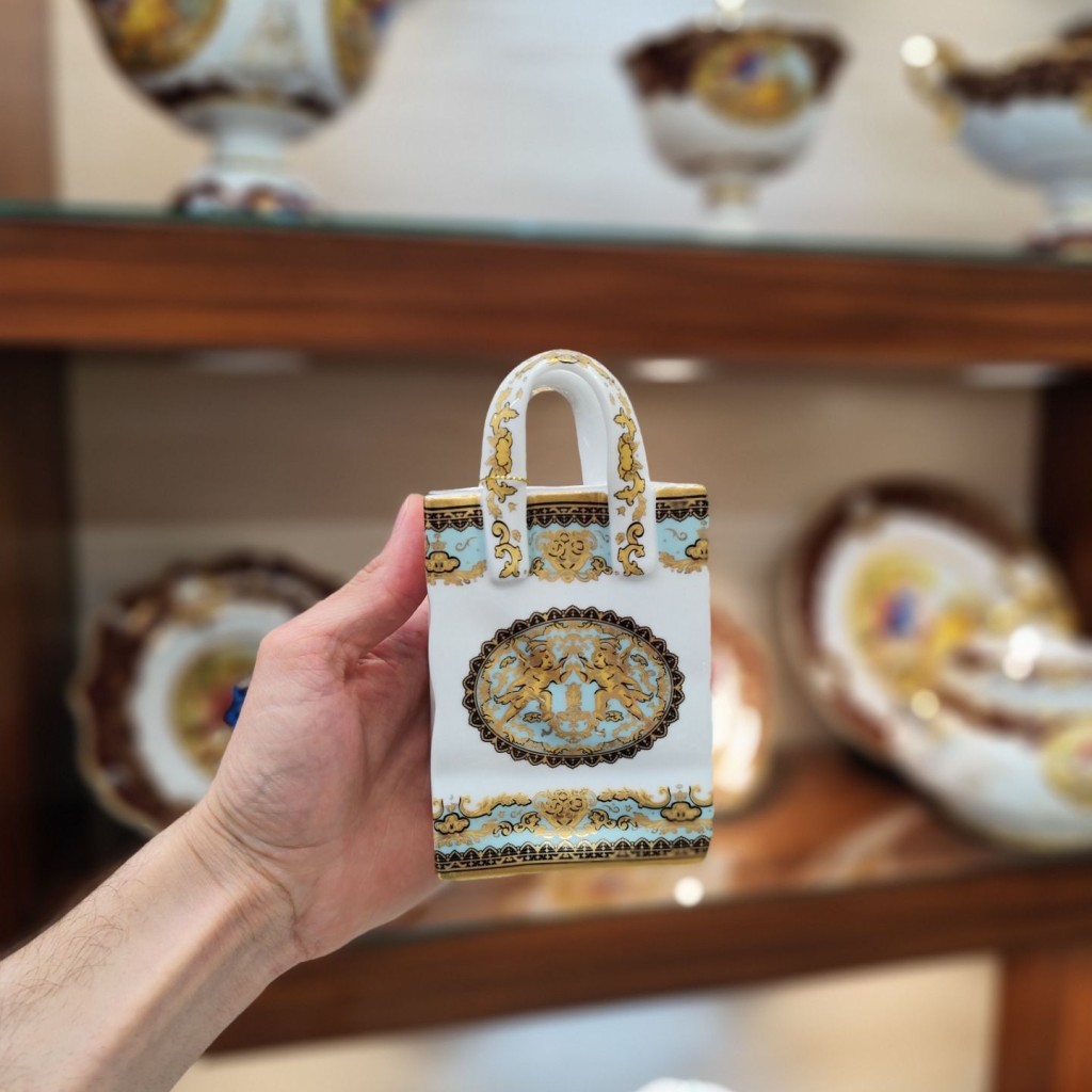 جاکاردی کیفی طرح آنجل فیروزه ای7010