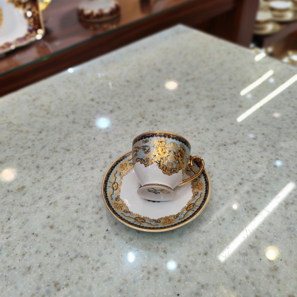 قهوه خوری طرح آنجل فیروزه ای7048