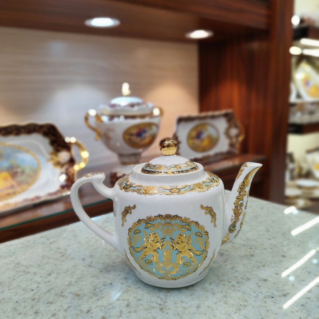 قوری تک بزرگ طرح آنجل فیروزه ای7044