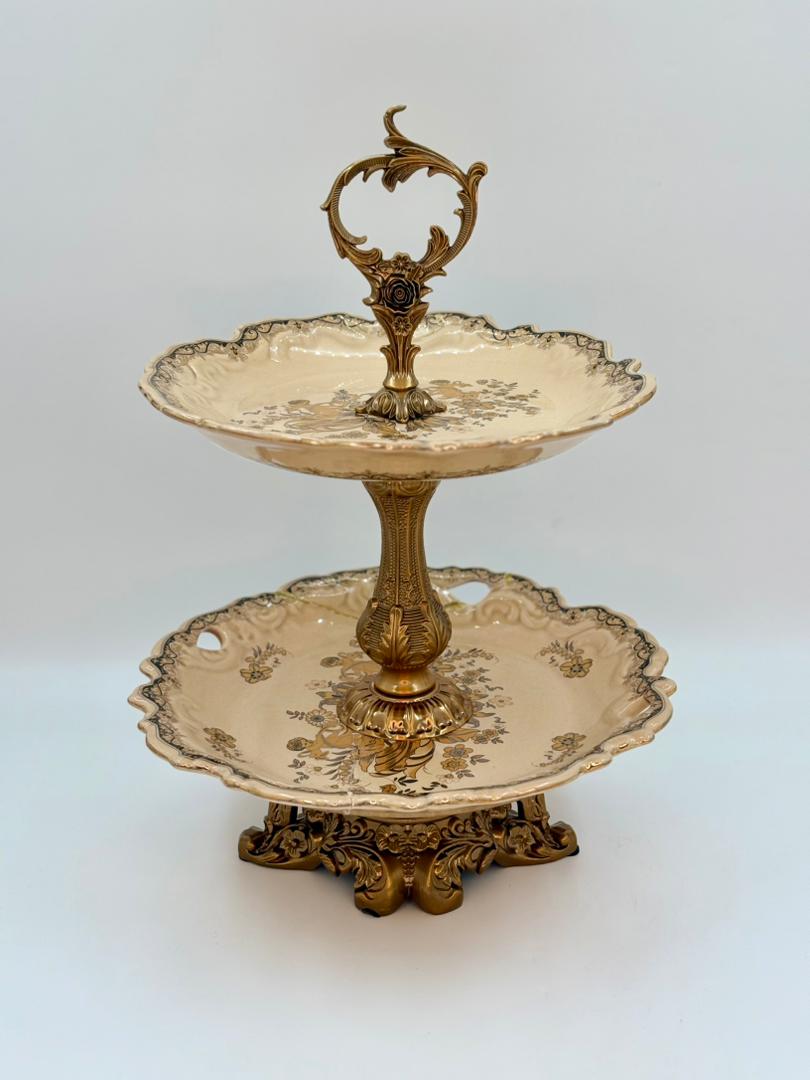 شیرینی خوری 2 طبقه زینک NTC8050