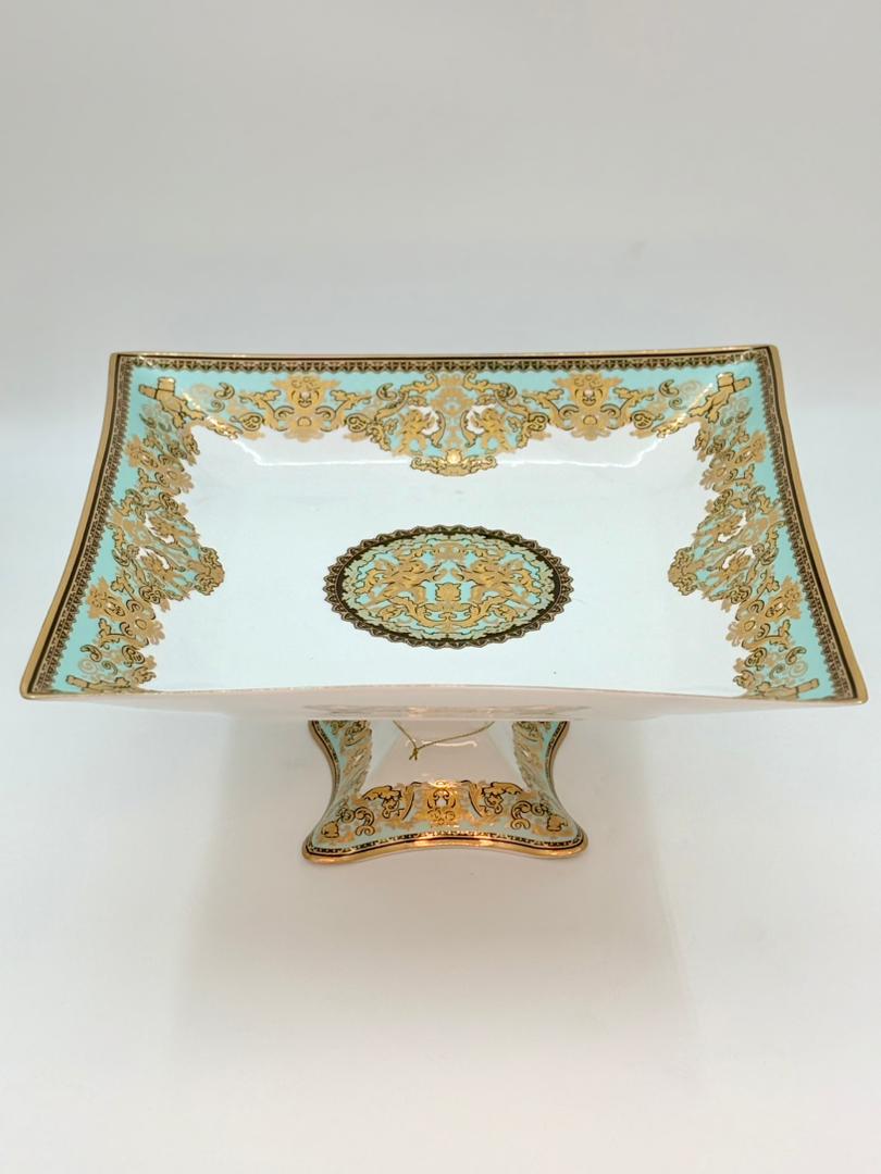 شیرینی خوری پایه دار چهار گوش بزرگ NTC7056