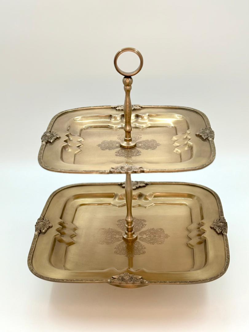 شیرینی خوری 2 طبقه  چهار گوش23361