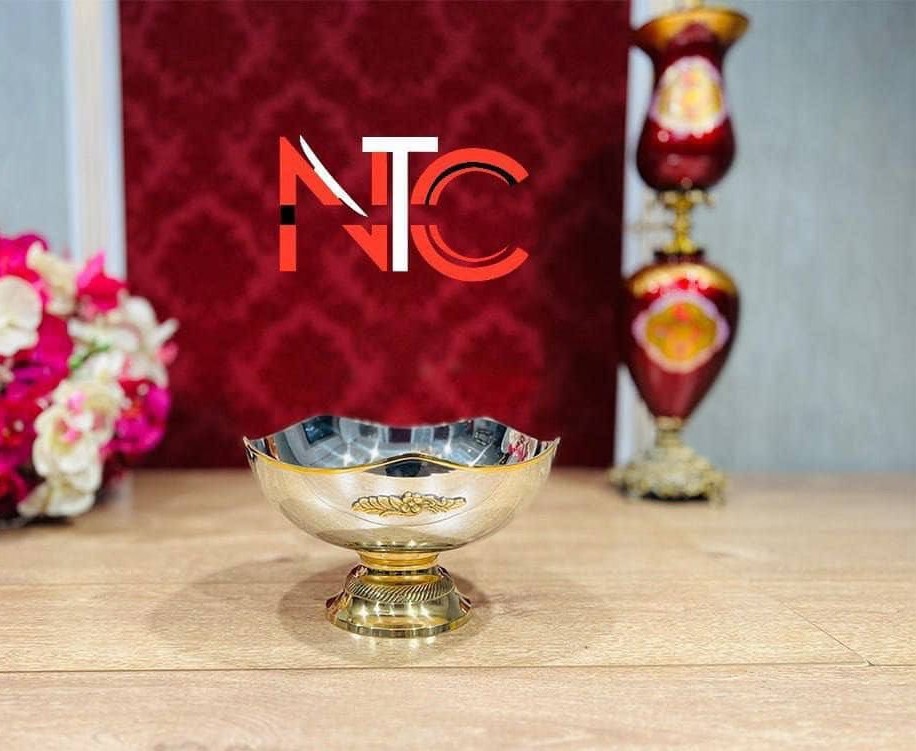 میوه خوری بدون دسته استیل برنج82125