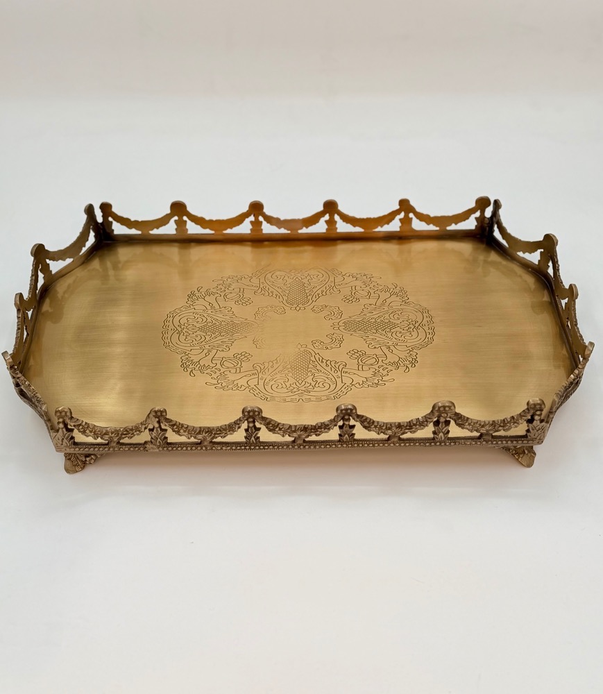 سینی مستطیل تاجی 24761