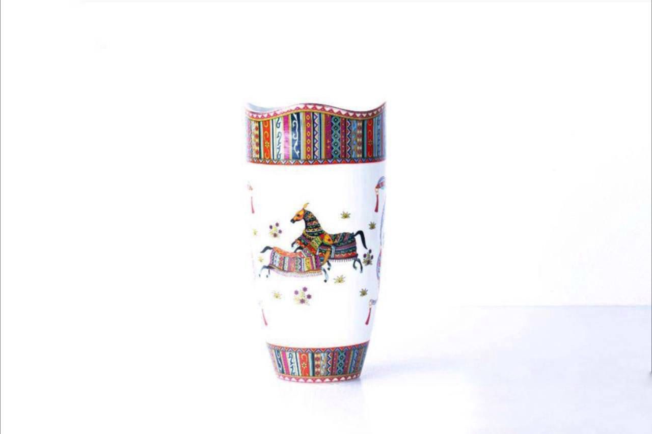 گلدان رو میزی  سایز متوسط هرمس NTC9008