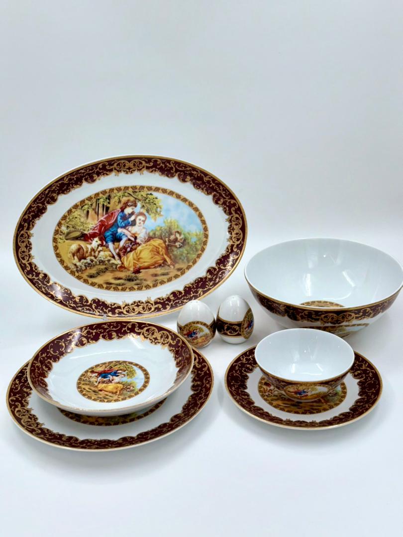 سرویس غذا خوری لیلی مجنون زرشکی NTC6000