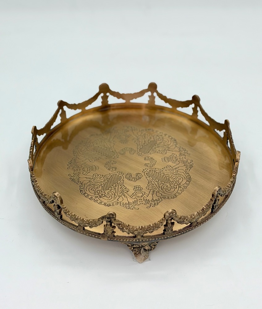 سینی گرد تاجی بزرگ 24765