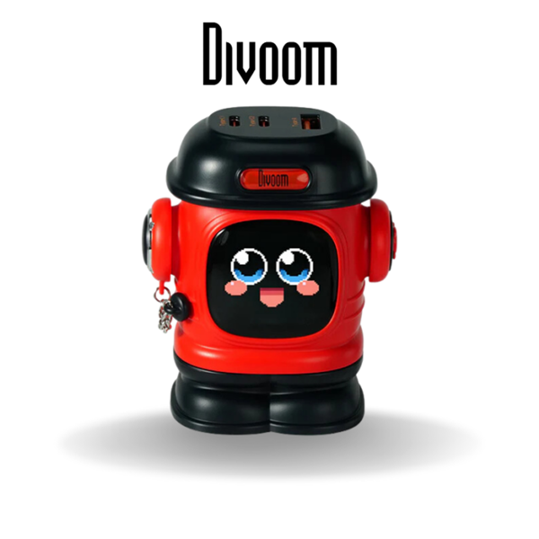 شارژر پیکسلی  DIVOOM DIPOW-65W RED