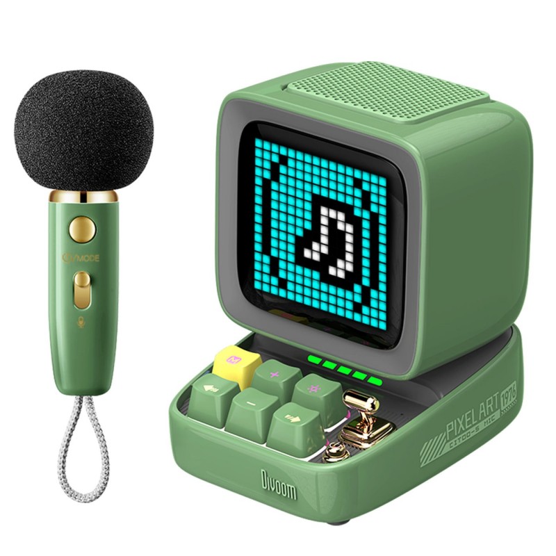 اسپیکر هوشمند پیکسلی   Divoom Ditoo-Mic 5 M GREEn NEW