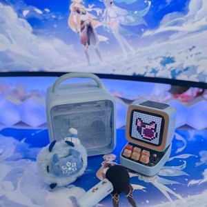 اسپیکر هوشمند پیکسلی   Divoom Ditoo-Mic 5 M blue NEW