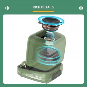 اسپیکر هوشمند پیکسلی   Divoom Ditoo-Mic 5 M Green NEW