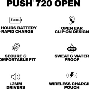 ایربادز اسکال کندی  مدل Push® 720 Open