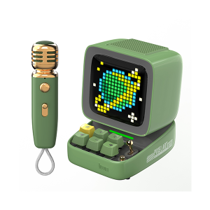 اسپیکر هوشمند پیکسلی  Divoom Ditoo-Mic Green