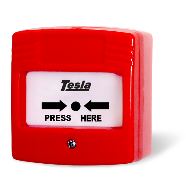 شستی اعلام حریق قابل ریست تسلا مدل MCP-124