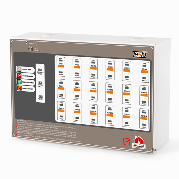 دستگاه کنترل مرکزی 18 زون تسلا مدل TCP-18