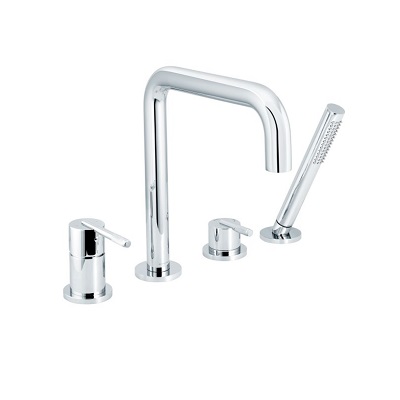 شیرآلات وان جکوزی چهار تکه بانیو دیزاین (BAGNODESIGN) مدل Nara