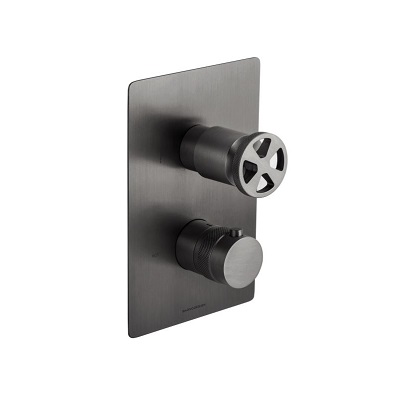 شیر دوش توکار ترموستاتیک با دو خروجی بانیو دیزاین (BAGNODESIGN) مدل Revolution