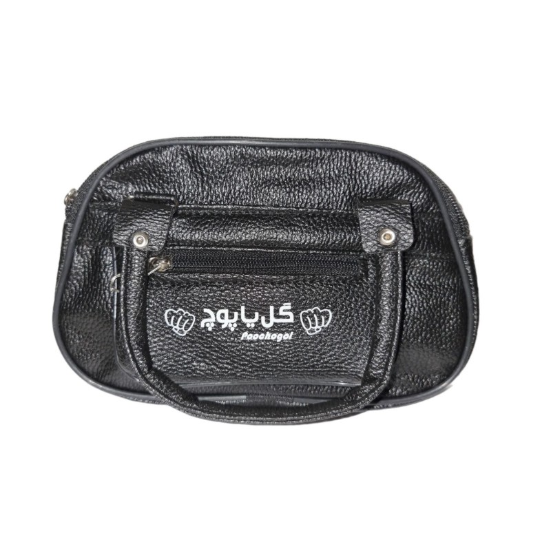 کیف دستی متوسط طرح گل یا پوچ کد KB