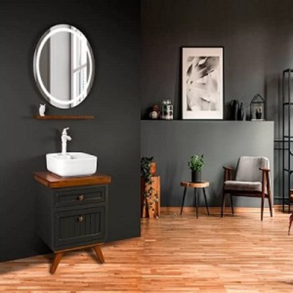 فول ست روشویی کابینتی لوتوس ارت دکو مدل Volga