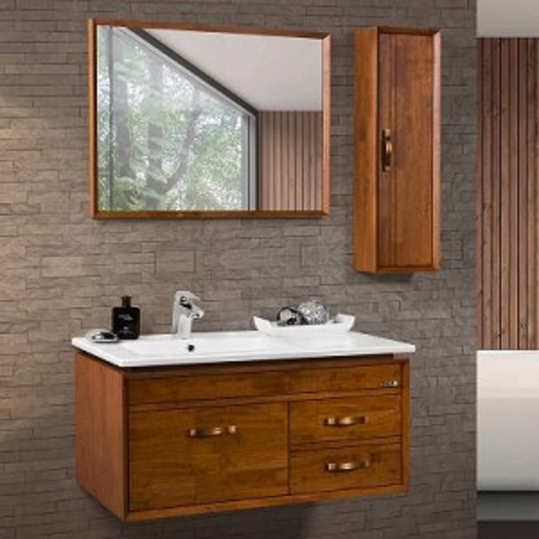 فول ست روشویی کابینت لوتوس جنس چوب مدل Palermo900
