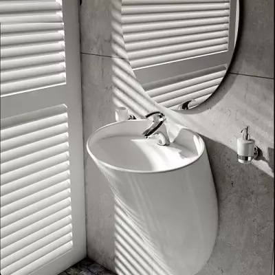 روشویی دیواری کورین مدل  آلبا