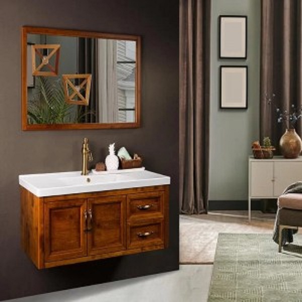 فول ست روشویی کابینتی لوتوس جنس چوب مدل MARLIK