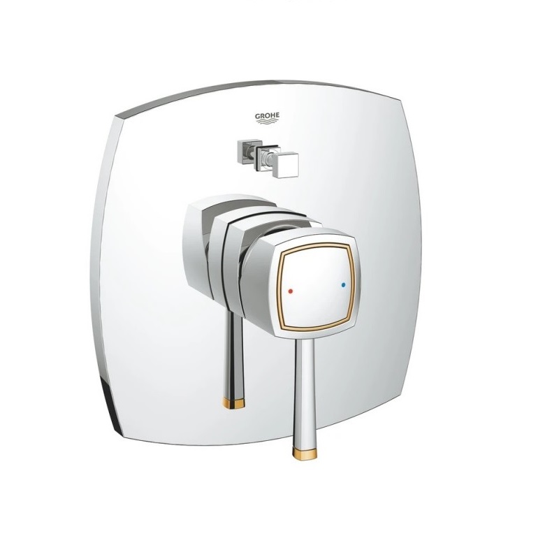 شیر دوش توکار گلد-کروم گروهه Grohe مدل گرندا Grandera کد 19920IG0