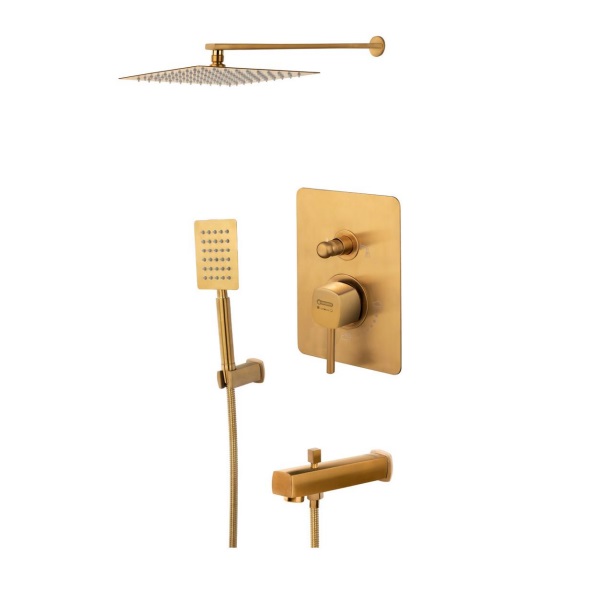 شیر دوش حمام توکار درخشان مدل اسپینر تیپ 5