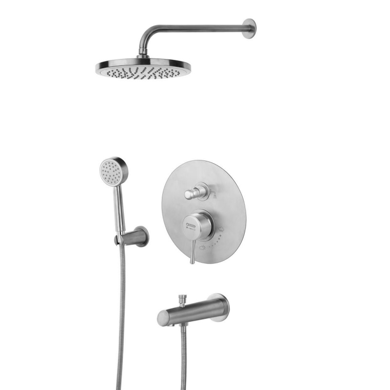 شیر دوش حمام توکار درخشان مدل فلاور تیپ 5