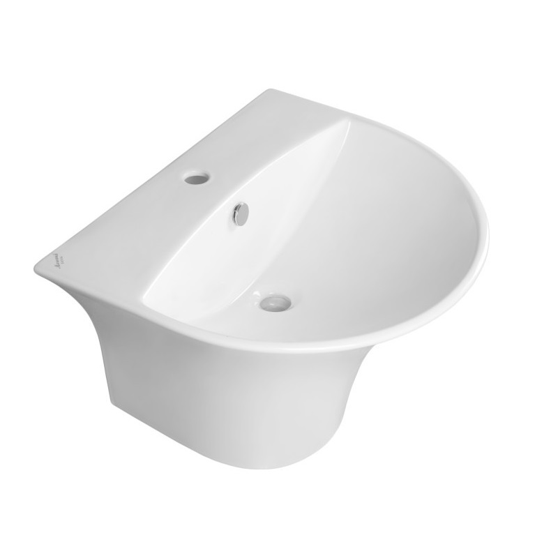 کاسه روشویی پایه سرخود مروارید مدل سیلویا