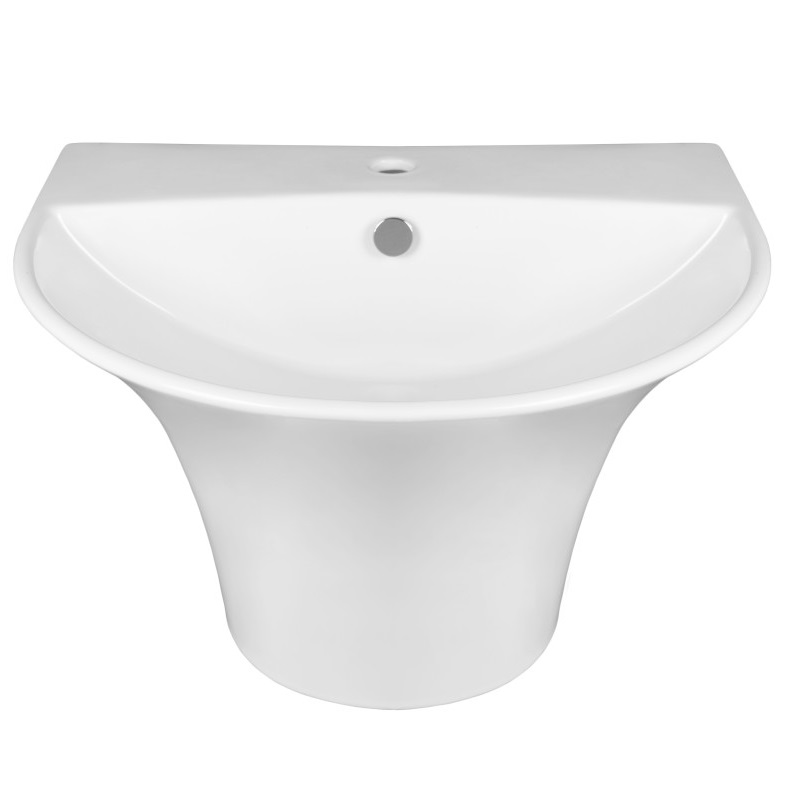 کاسه روشویی پایه سرخود مروارید مدل سیلویا