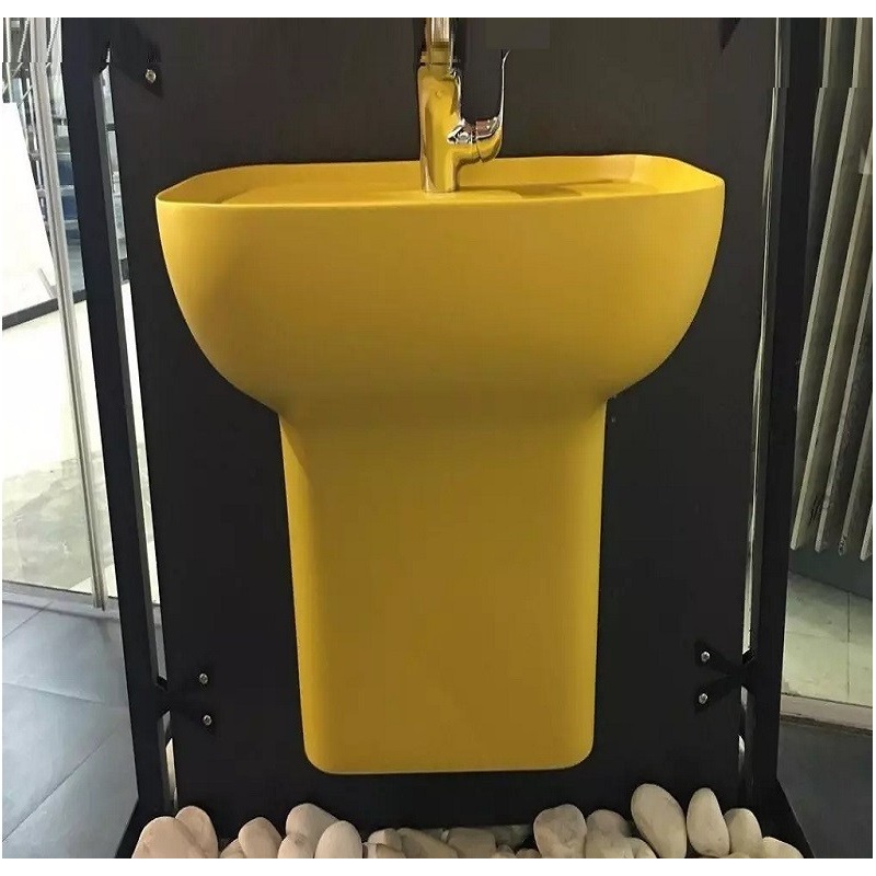 روشویی دیواری نیم پایه کورین دکو مدل نیوجو