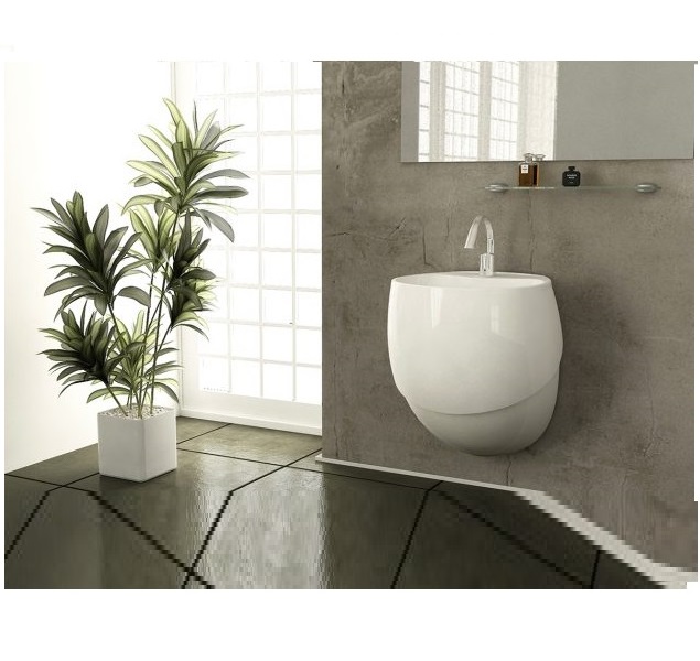 روشویی نیم پایه (دیواری )گلسار مدل گلوری