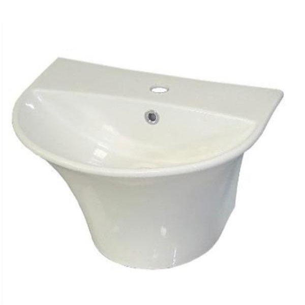 روشویی دیواری (نیم پایه) گاتریا مدل D.K.M