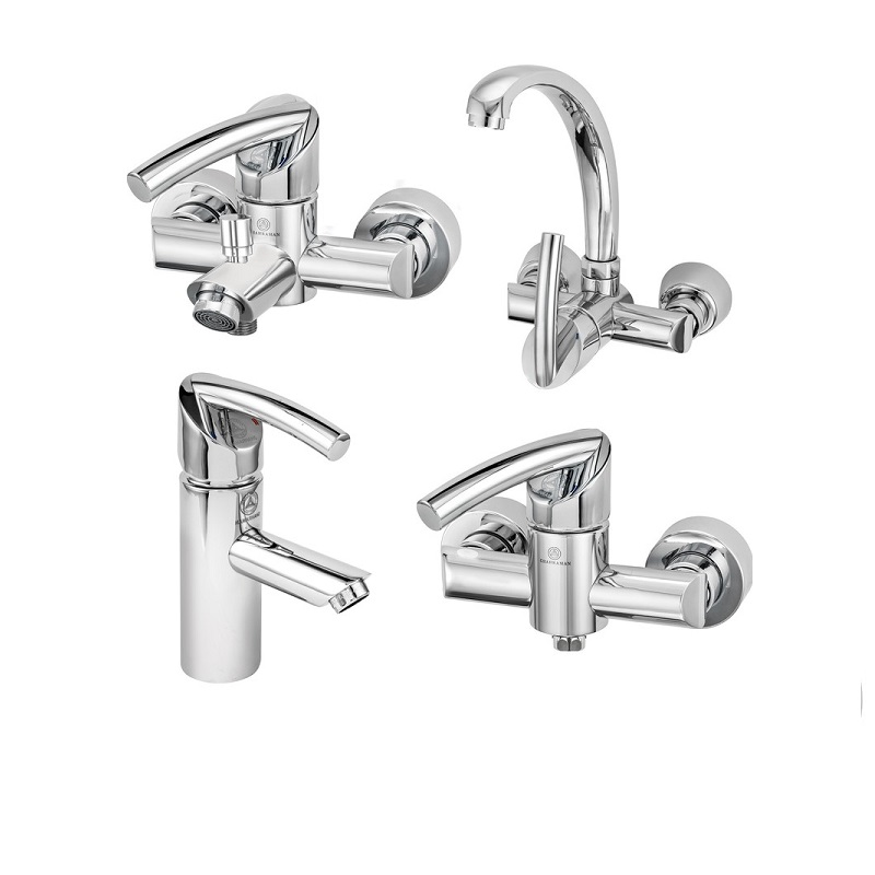 ست 4 تکه شیرآلات قهرمان مدل تنسو 2